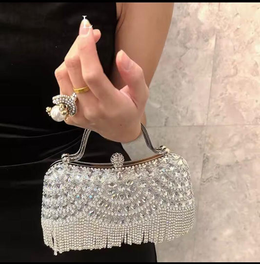 Gold Evening Bag | Luxury Gold & Silver Clutch