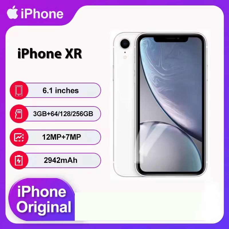 iPhone XR Apple Original – Téléphone intelligent (64gb/128gb) Original
