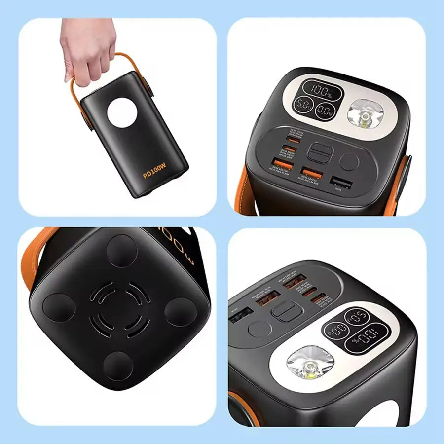 200,000 mAh Power Bank Power Station – 100W PD PC Fast Charging &amp; Multi-Ports