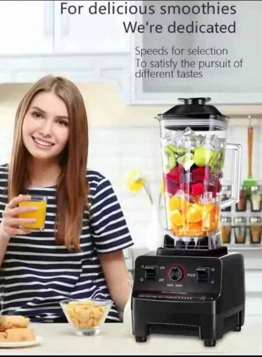 Mixeur Blender Sylver Crest Pro – 2L Jus & Glace Pilée, presse-fruits électrique, moulin intégré